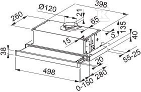 Okap szufladowy Telescopic LEDFTC 532L - 315.0547.794